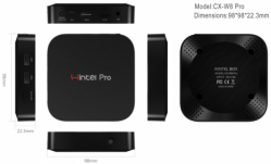 Mini PC Wintel Pro CX-W8PRO Smart TV Box Windows 10